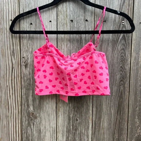 EDIKTED Heart Crop Adjustable Strap Top Women’s Small NWT NEW - Picture 9 of 10